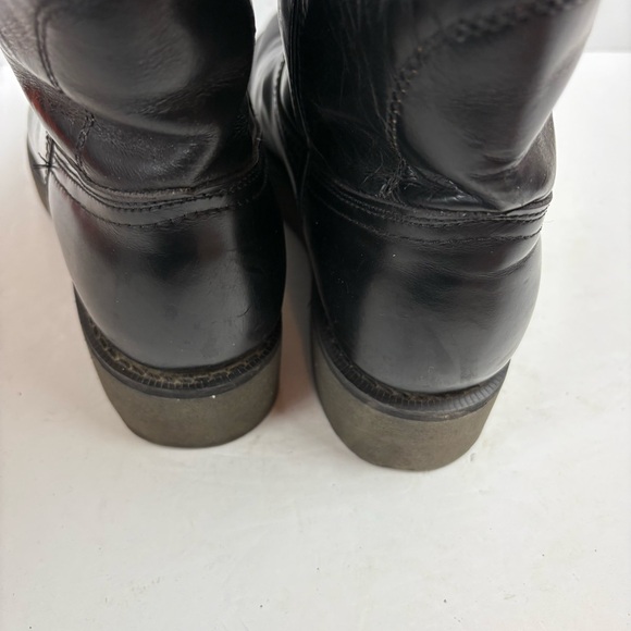 Durango Black Boots Cowboy Western Work Rubber Ultra Soles Oil Resistant 7D - Picture 9 of 16